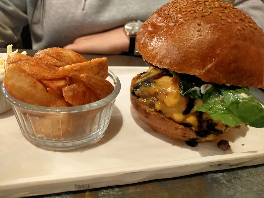Tornado Burger and Fries